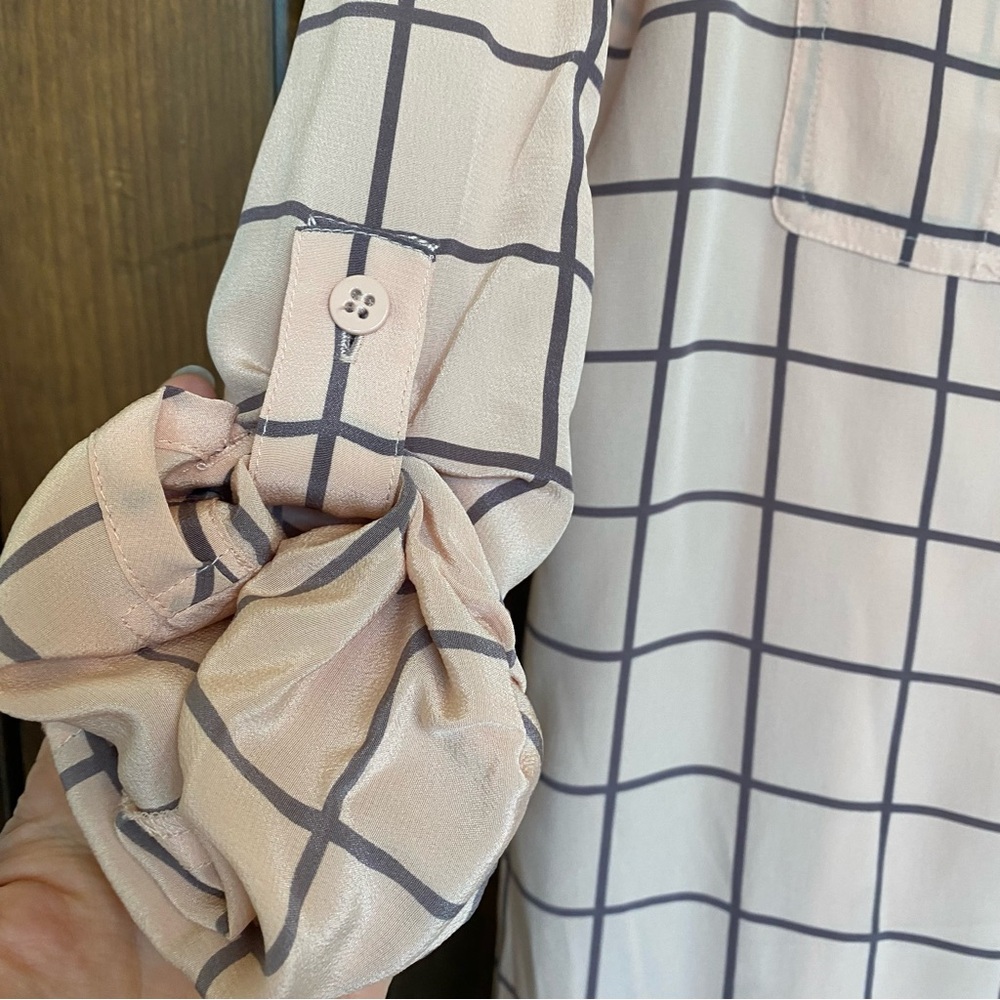 Fossil Silk Shirt Dress View 4